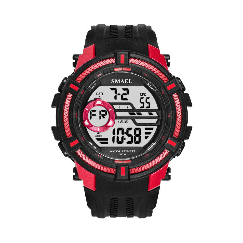 Men Sport Digital Wristwatch Date Waterproof Army Wrist Watch for Male Clock Casual Electronic LED Watches