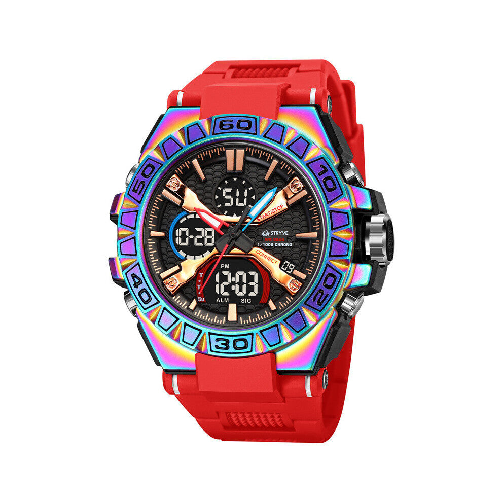 Men Digital Sport Watches Waterproof Shockproof Male Clock Wristwatch Men's Dual Display Electronic Military Watch