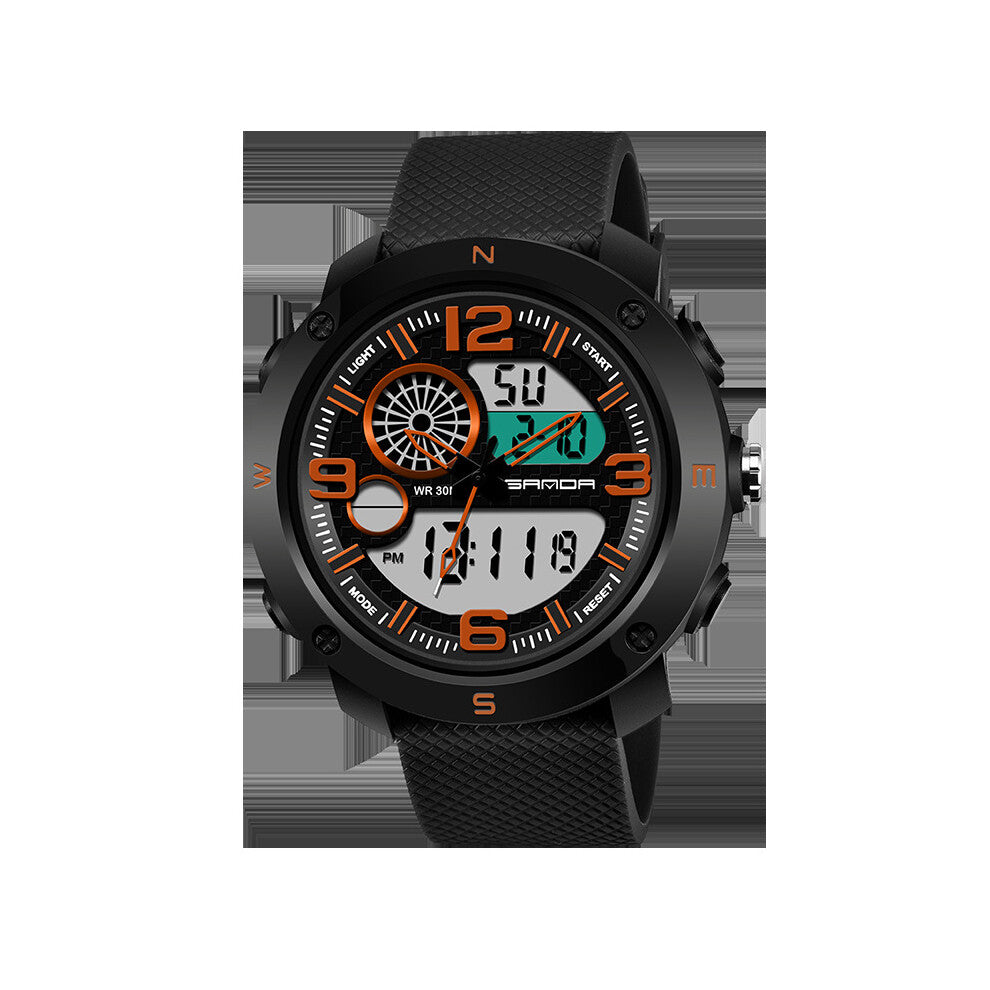 Men's Sports Watch Multifunction Waterproof Watches Analog Electronic Digital Quartz Clock Stylish Military