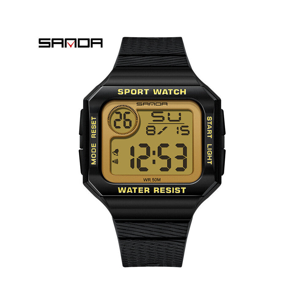 Sanda Top Watches Men Sports Watch Led Digital Watches Waterproof Military Wristwatch Male Clock Relogios