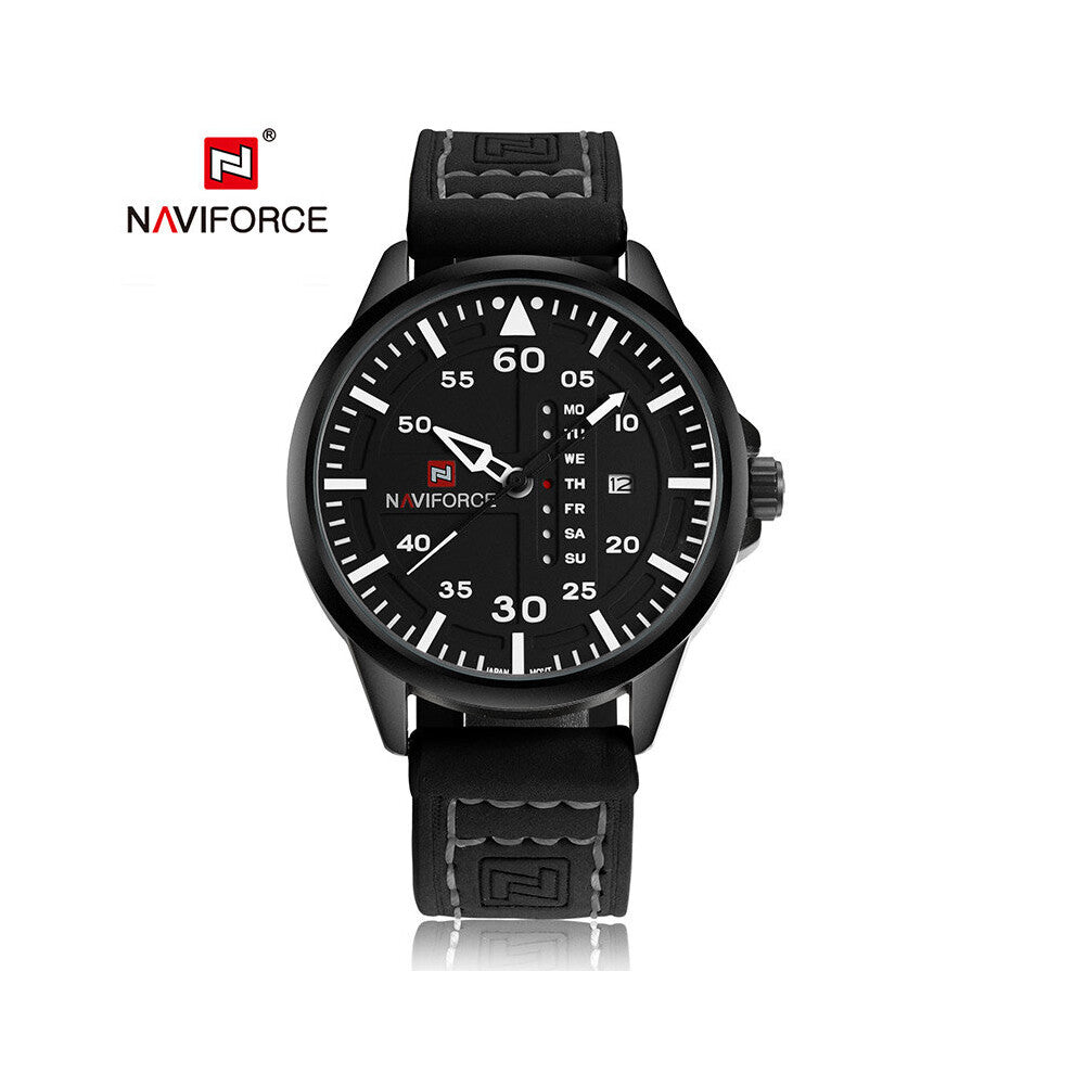 Men's Military Watches Quartz and Date Clock Male Leather Strap Sports Wrist Watch Relogio Masculino