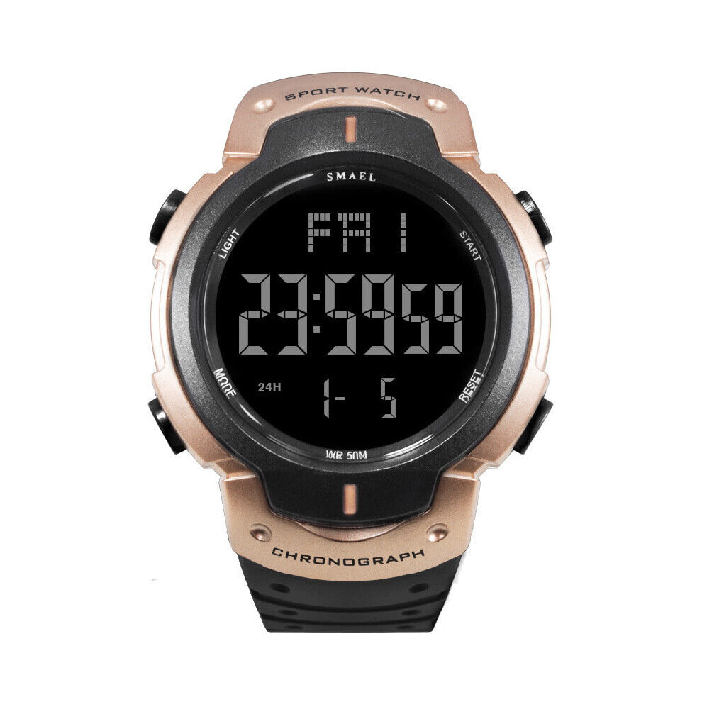 SMAEL Military Watch Army Watch Men Big Dial Relogio Masculino Hombre Casual Sport Watches LED Digital Watch for Men