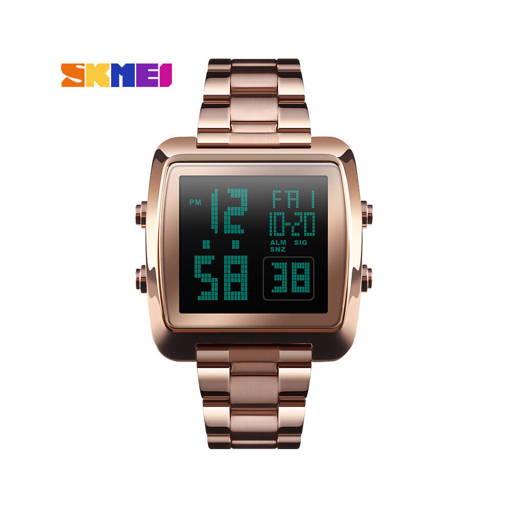 Casual Style Sports Men's Watch Full Steel Waterproof Electronic LED Digital Wrist watches Clock Male relogio