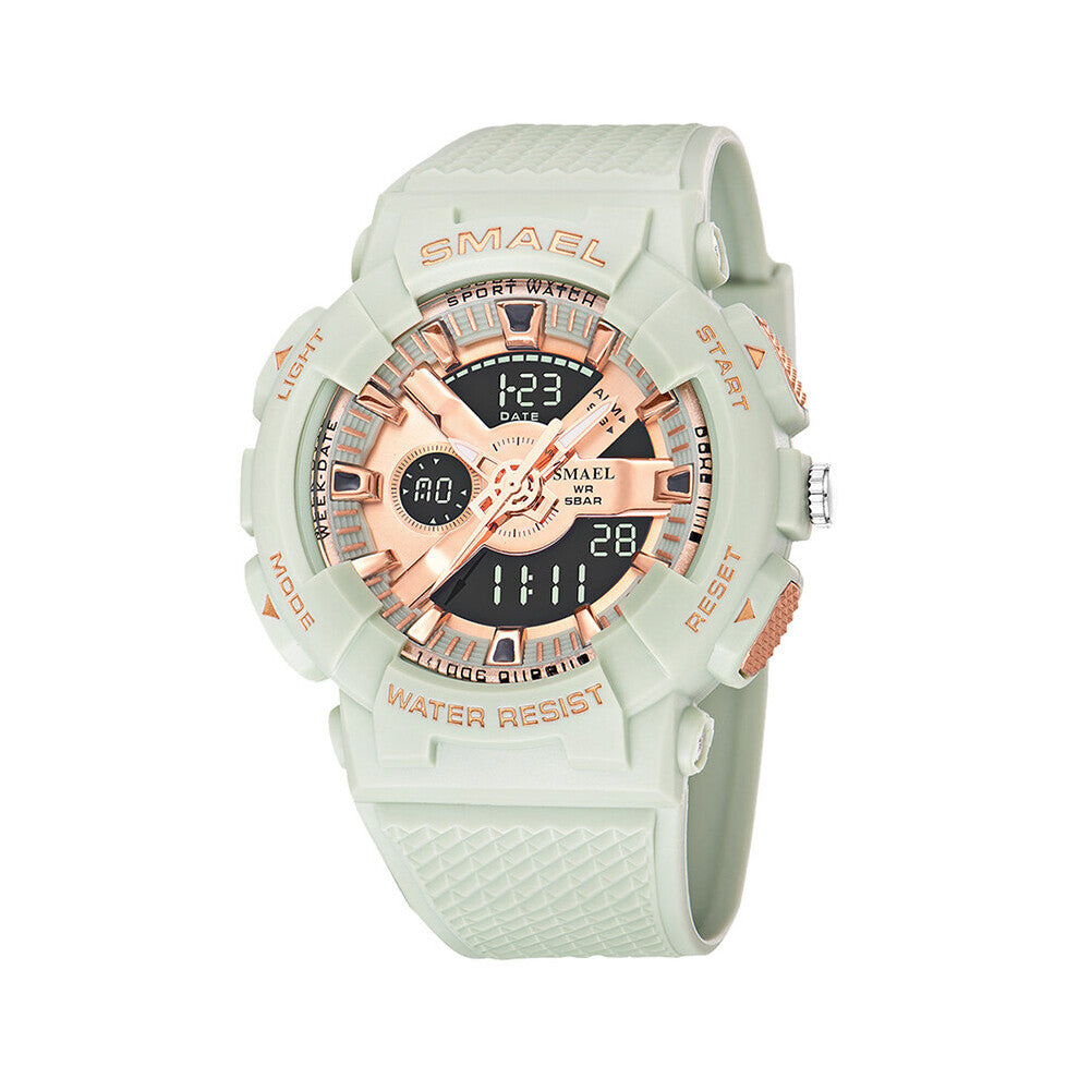 Sport Watches Waterproof SMAEL Watch For Men Crystal Watchband Stopwatch Shockproof Alarm Clock Male 8006 Quartz Wristwatch