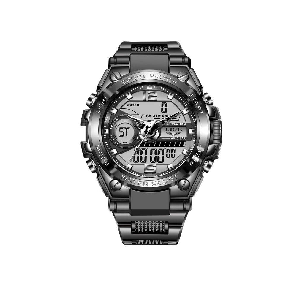 Digital Men Military Watch 50m Waterproof Wristwatch LED Quartz Clock Sport Watch Male Big Watches Men Relogios Masculino