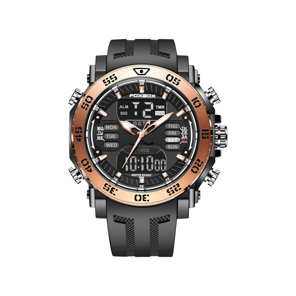 Men Watches 50M Waterproof Electronic Sport Watch Silicone Man Digital Backlight Wristwatch Chronograph for Outdoor Cycling