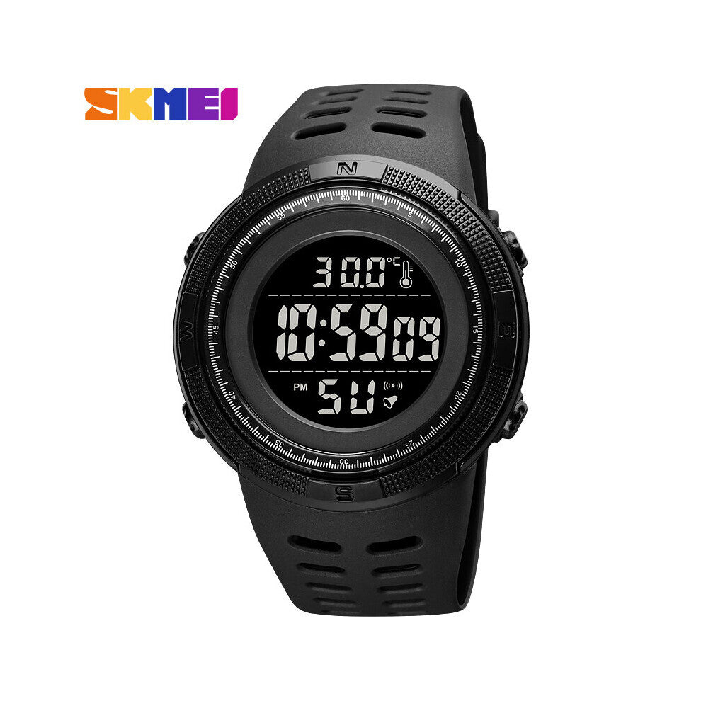 LED Alarm Watches Men Body Ambient Temperature Tracker Mens Sport Digital Wristwatches Male reloj hombre 1251 Upgrade 1681
