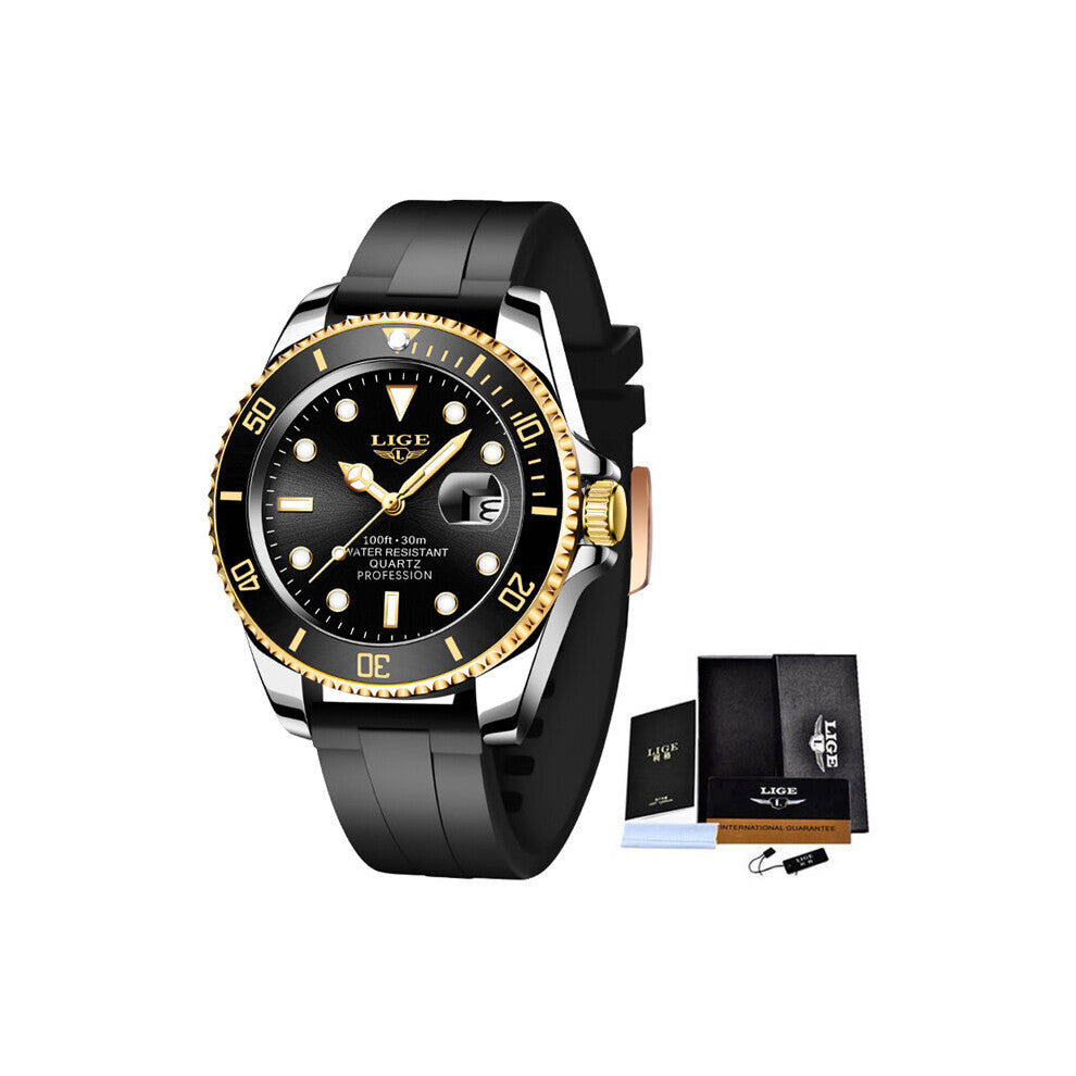 Mens Watches Top Camouflage Quartz Wrist Watch Man Sport Red Silicone Watch for Men Reloj Hombre