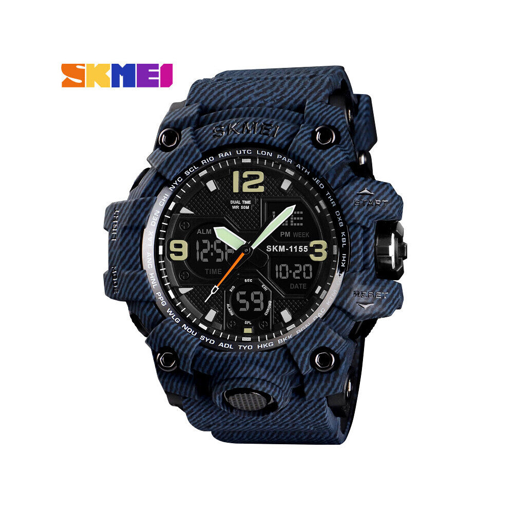 Top Sport Watch Men Military Digital Watches 5Bar Waterproof Dual Display Wristwatches Relogio Masculino watch Sport