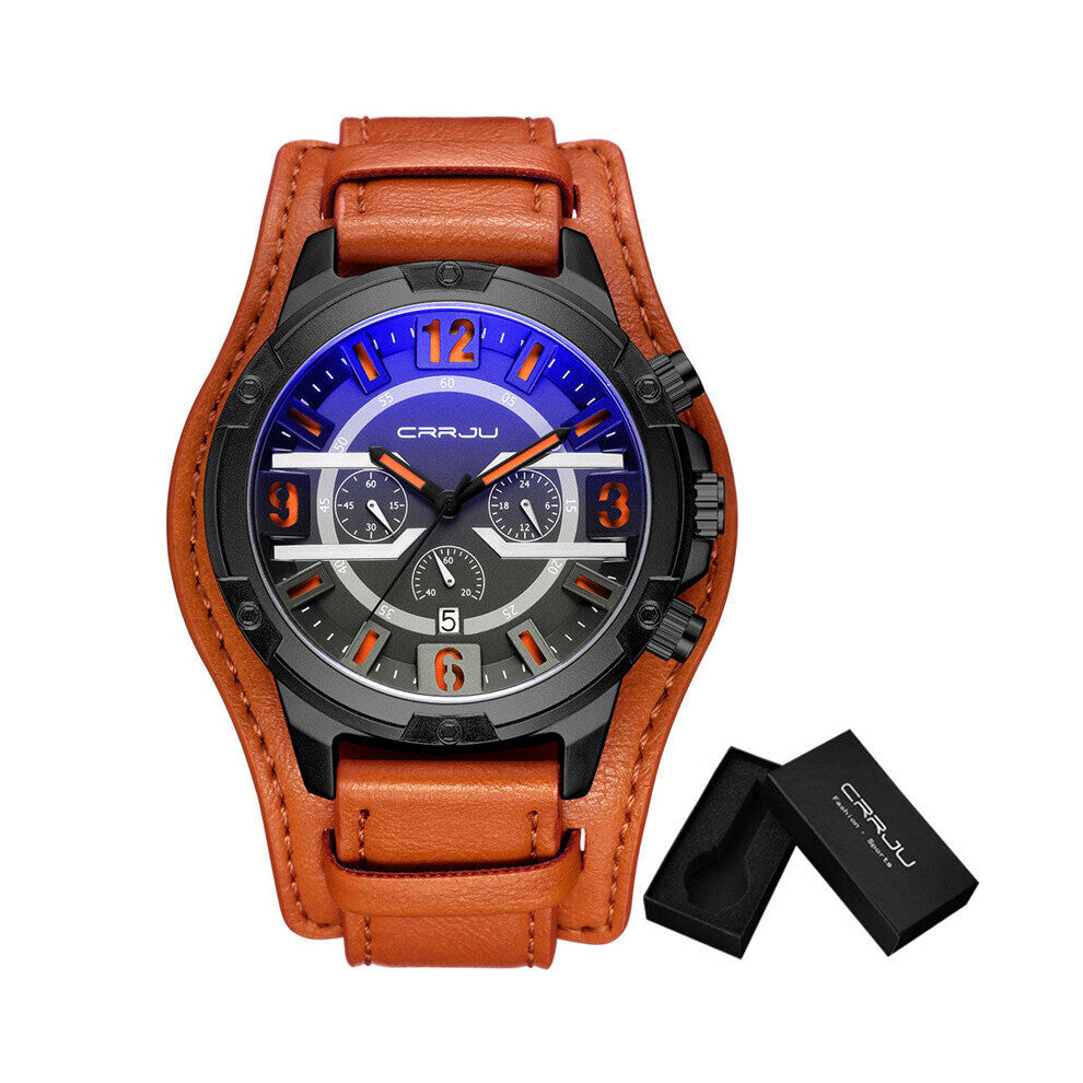 Chronograph Men's Watches Top Men's Sports Watch Military Waterproof Casual Quartz Watch Relogio Masculino