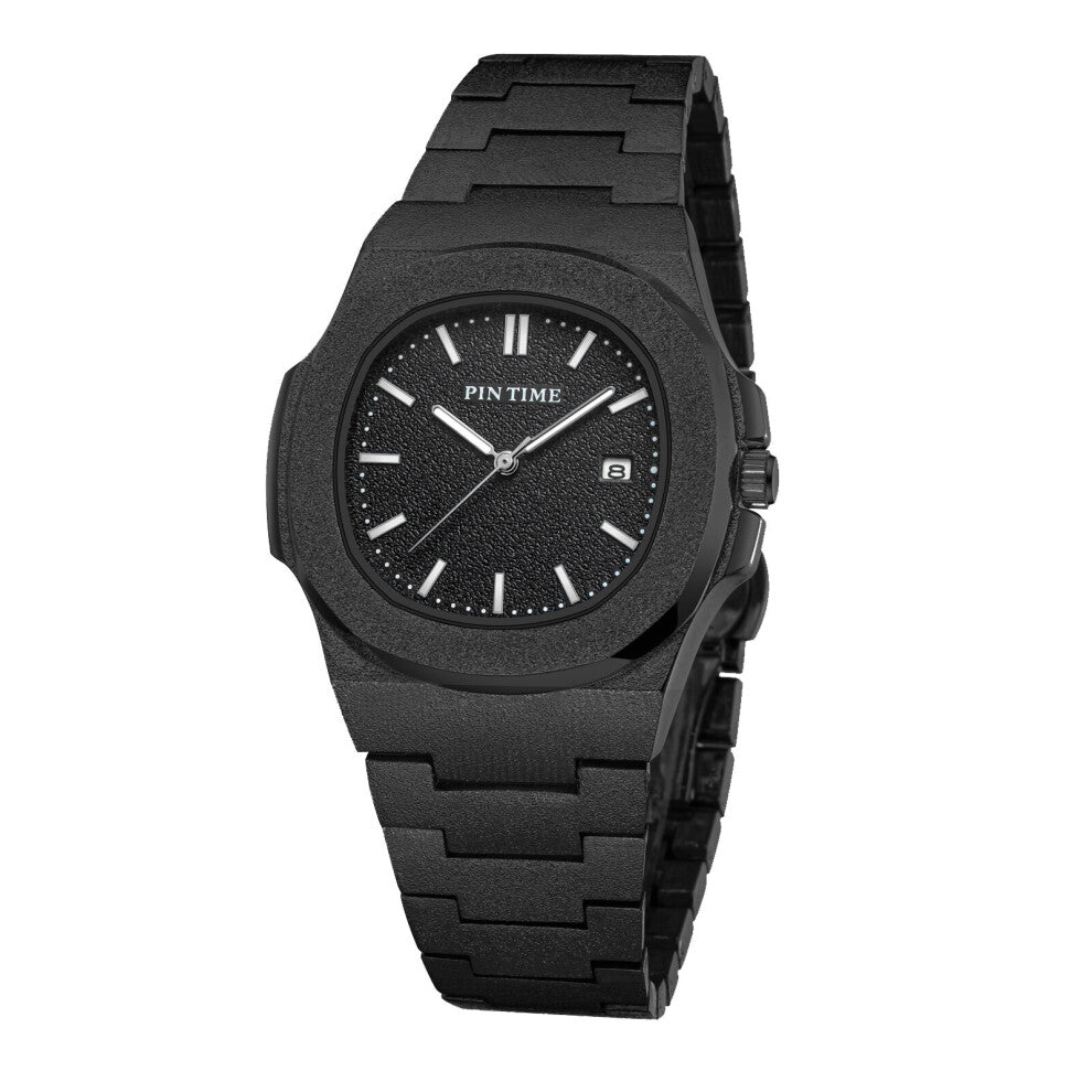 Men Casual PP Watch Frosted Case Quartz Dial Watches Men Sport Wristwatch Gift With Box