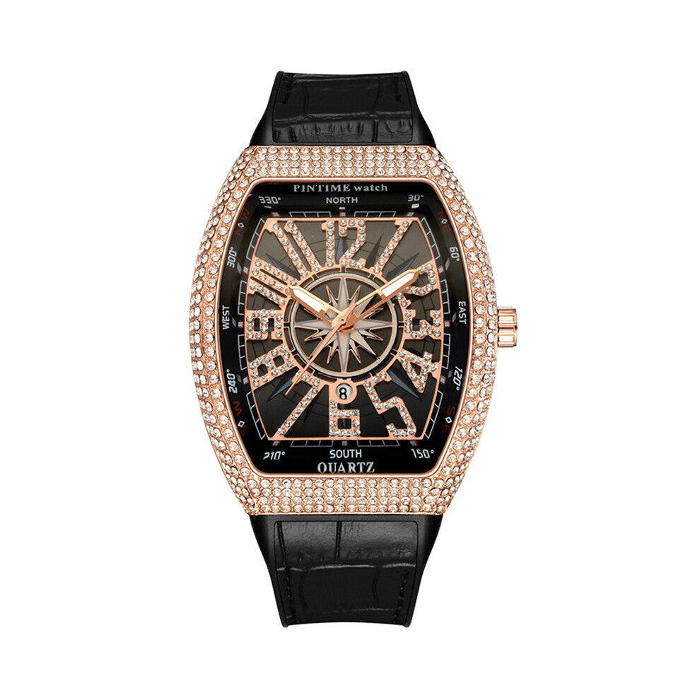 Top Military Watch for Men Chronograph Man Quartz Sports Watches Male Tonneau Shaped Clock Hombre Relogio Masculino