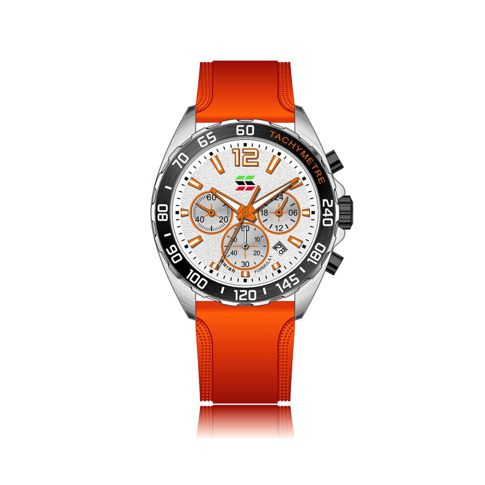 Watches Men's Sport Quartz Chronograph Wristwatches Rubber Strap Military Clock Male Relogio Masculino