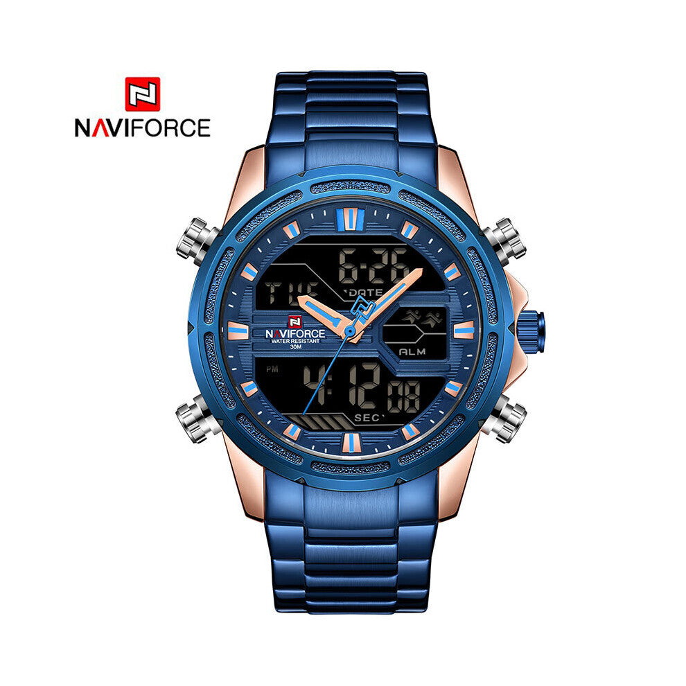 Men's Watches Top Stainless Steel Quartz Watch Men 3ATM Waterproof Sport Wristwatches Relogio Masculino