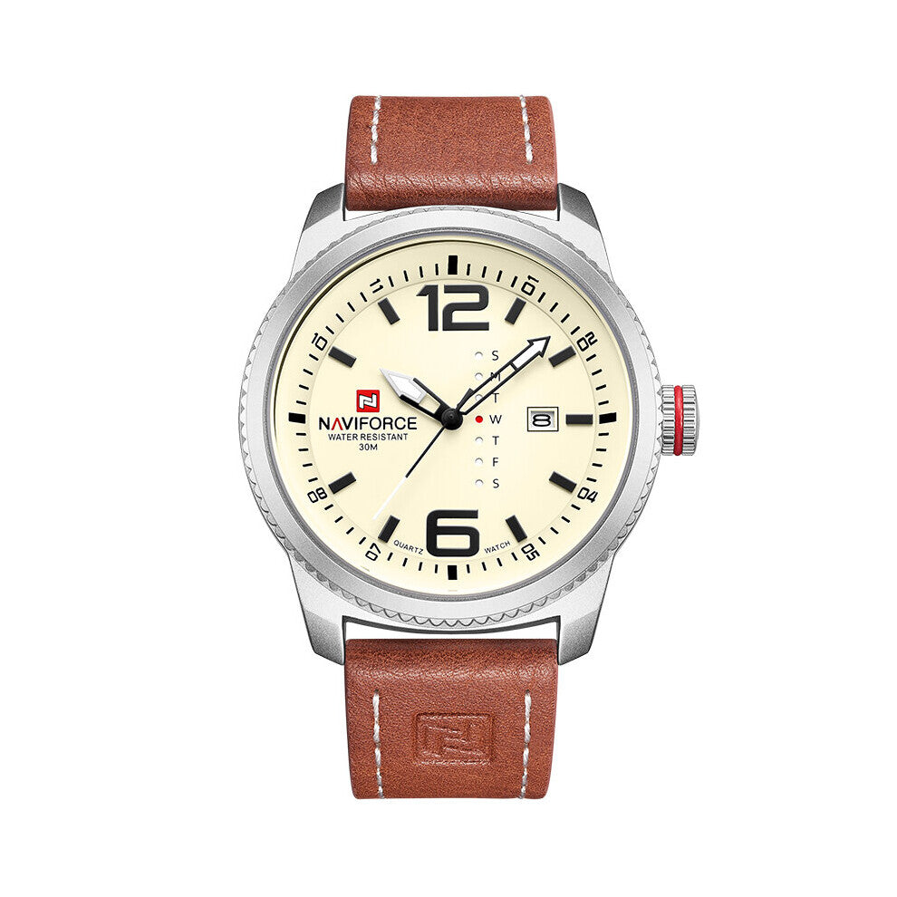 Sport Waterproof Military Watches Casual Vintage Quartz Watch Leather Men Comfortable Wristwatch