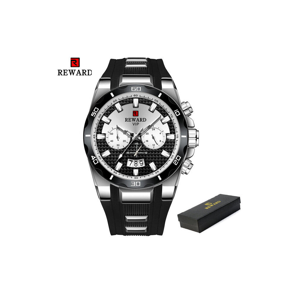Men's Watch Men Unique Sports Waterproof Watches Relogio Masculino Quartz Date Clock Rubber Strap Wristswatch Man