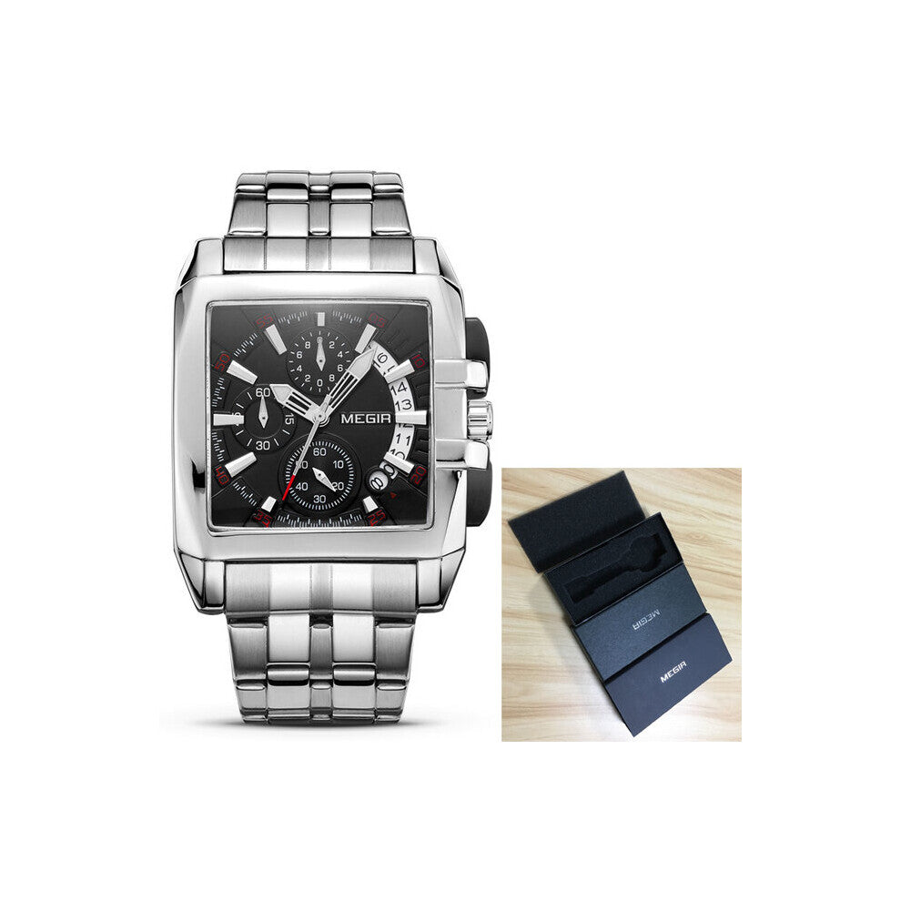 Top Men Watch Sport Waterproof Chronograph Quartz Watches Men Army Military Watch Relogio Masculino