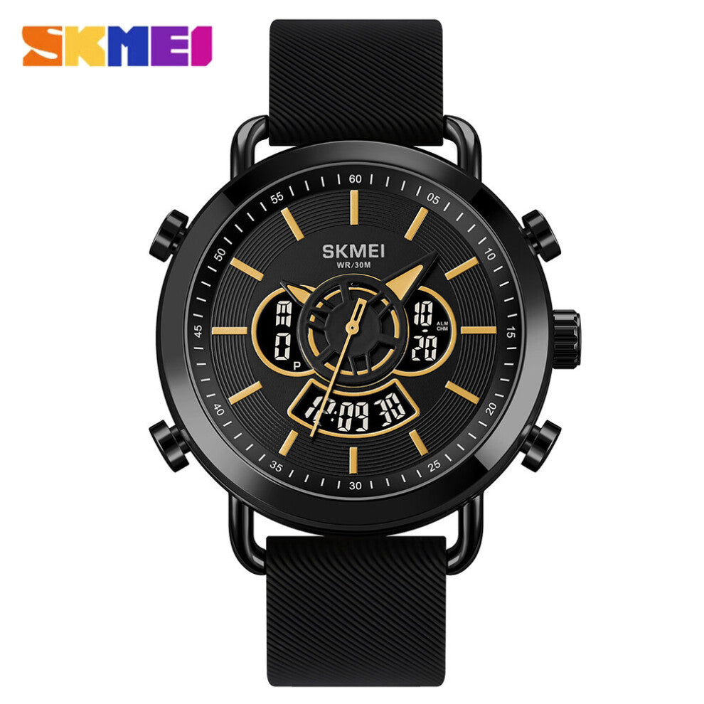 Sport Watches for Men Dual Display LED Digital Quartz Wristwatches Military Waterproof Electronic Clock