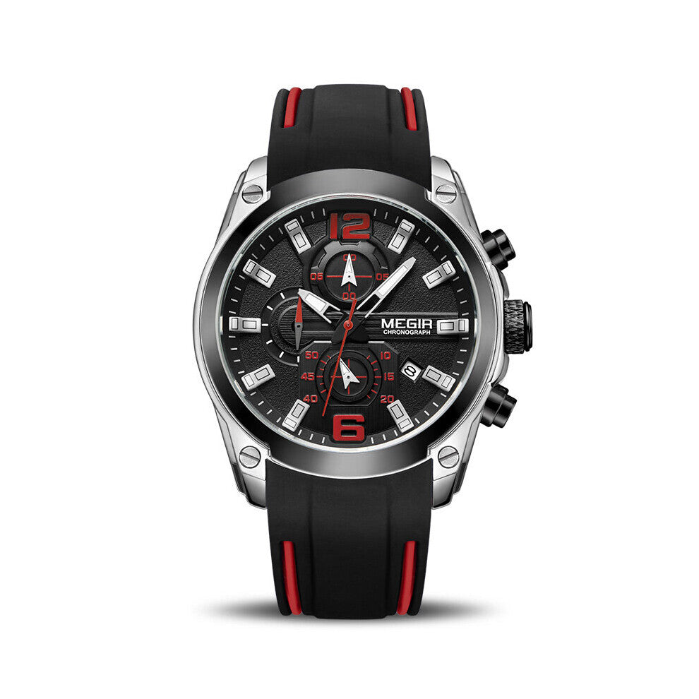 Sport Watch Men Silicone Chronograph Quartz Man Watches Clock Wristwatch Relogio Masculino Reloj Hombre