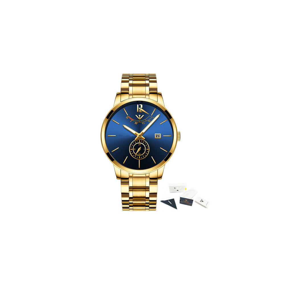 Mens Watches Top Waterproof Quartz Watch For Men Auto Calendar Luminous Male Clock Relogio Masculino