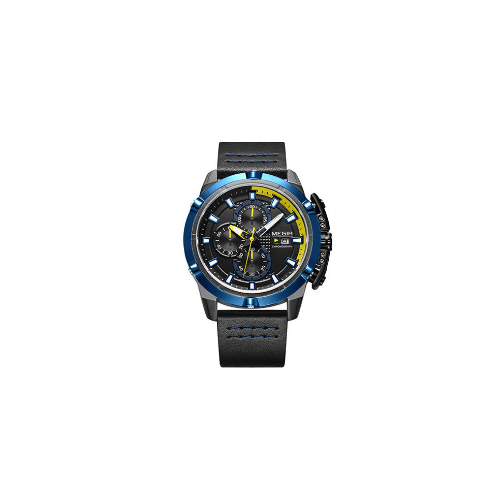 Men's Chronograph Watches Luminous Hands Quartz Watch Army Military Sport Wristwatch relogio masculino