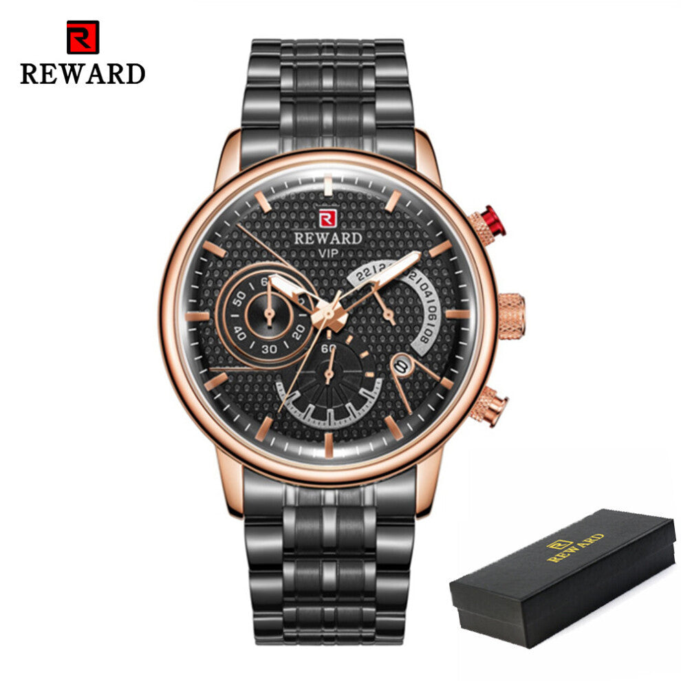 Men Watch Business Watches Men's Casual Waterproof Quartz Wrist Watch Stainless Steel Clock Relogio Masculino