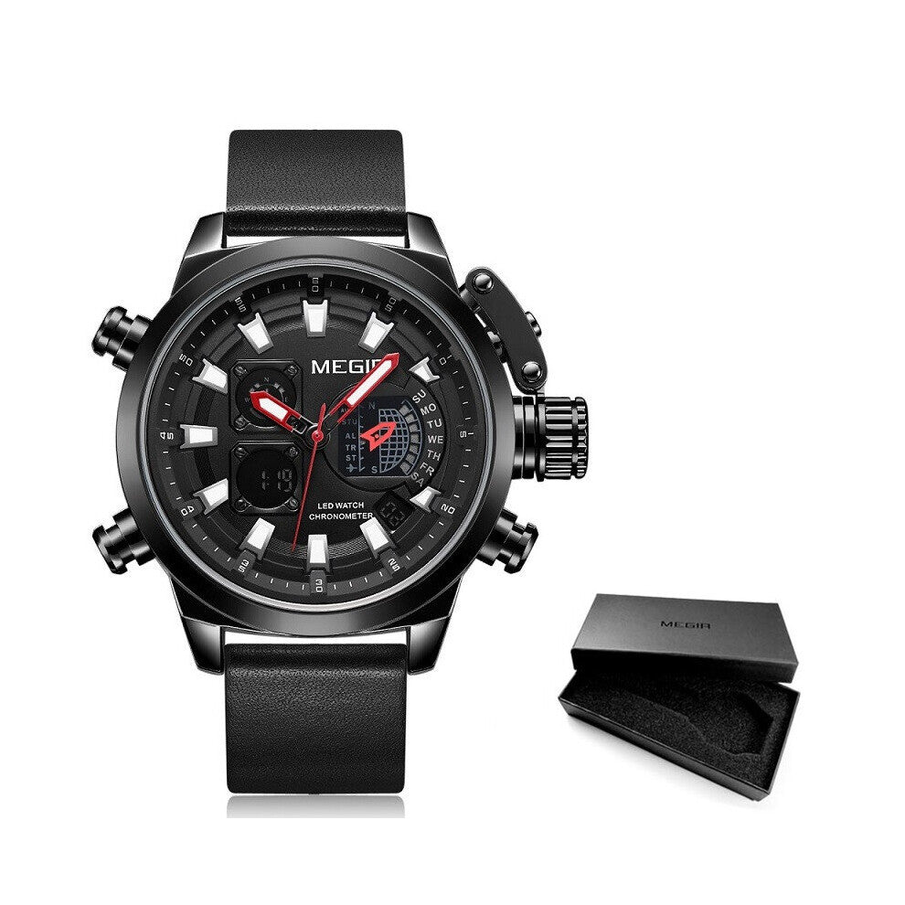 Dual Display Sport Watch for Men Digital Analog Quartz Watch Clock Man Military Watches Relogio Masculino Reloj Hombre