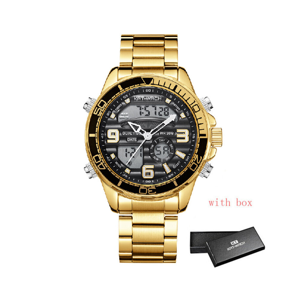 Quartz Wrist Watches Man Top Sport Military Chronograph Men Wrist Watches Clock Wristwatch
