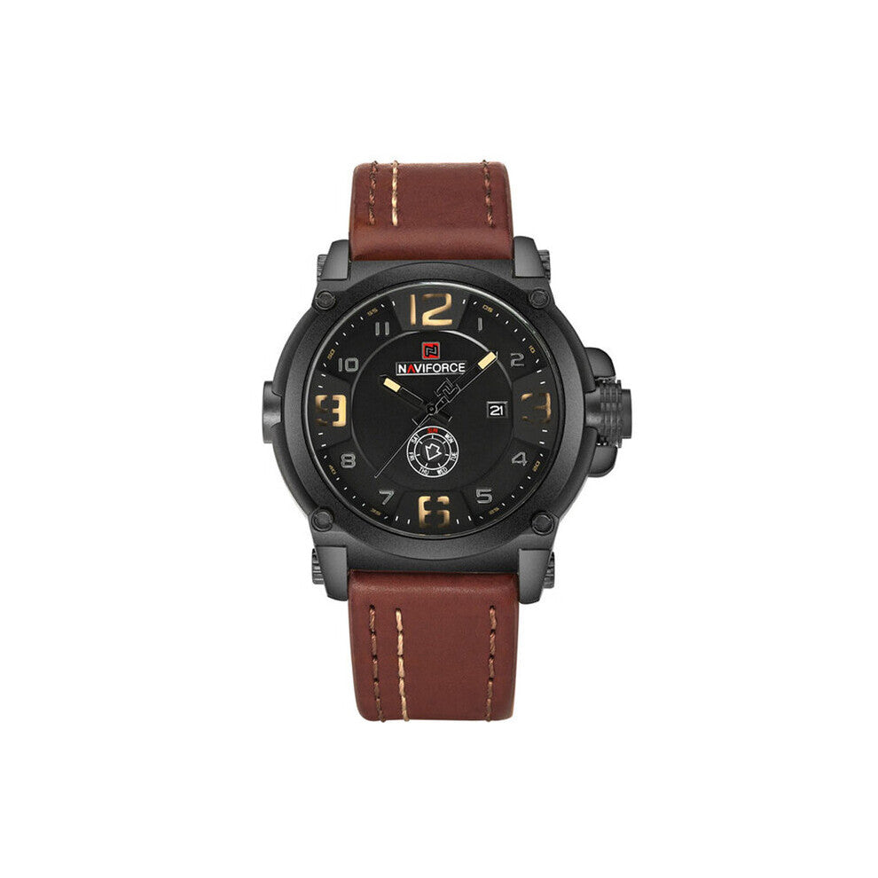 Sport Mens Watches Top Waterproof Leather Quartz Military Wristwatch Male Clock Relogio