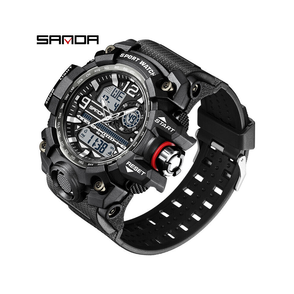 Style Men's Watches 50M Waterproof Sports Military Quartz Watch For Male Digital Wristwatch Clock