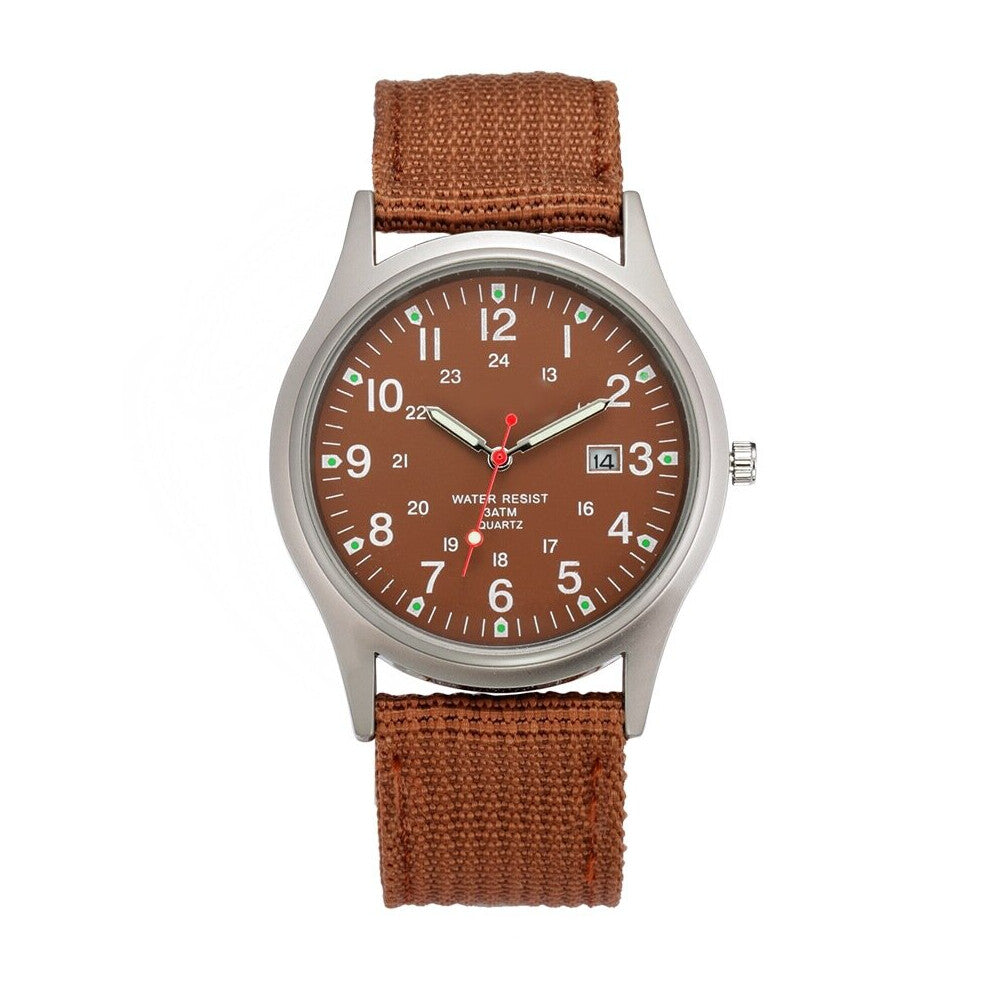Retro Pilot 1963 Watch Quartz Calendar Canvas Band Thin Dial Military Men Watches Unique Personality Business Clock