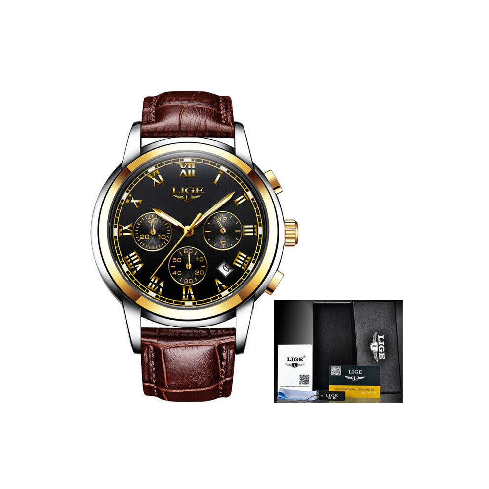 Watches Men Chronograph Men Sports Watches Waterproof Full Steel Quartz Men's Watch Relogio Masculino