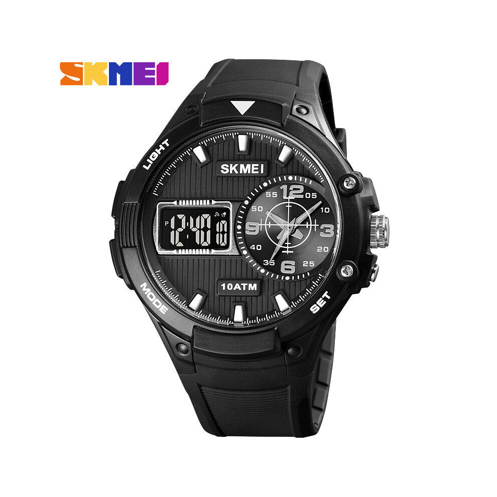 Mens Digital Watches Creative 100m Waterproof Men Sports Wristwatches LED Stopwatch Alarm Clock Watch reloj hombre 1761