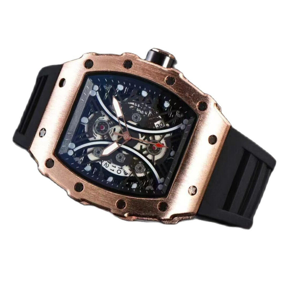 Mens Sport Watches Top Alloy Quartz Clock Military Style Chronograph Male Waterproof Wristwatch