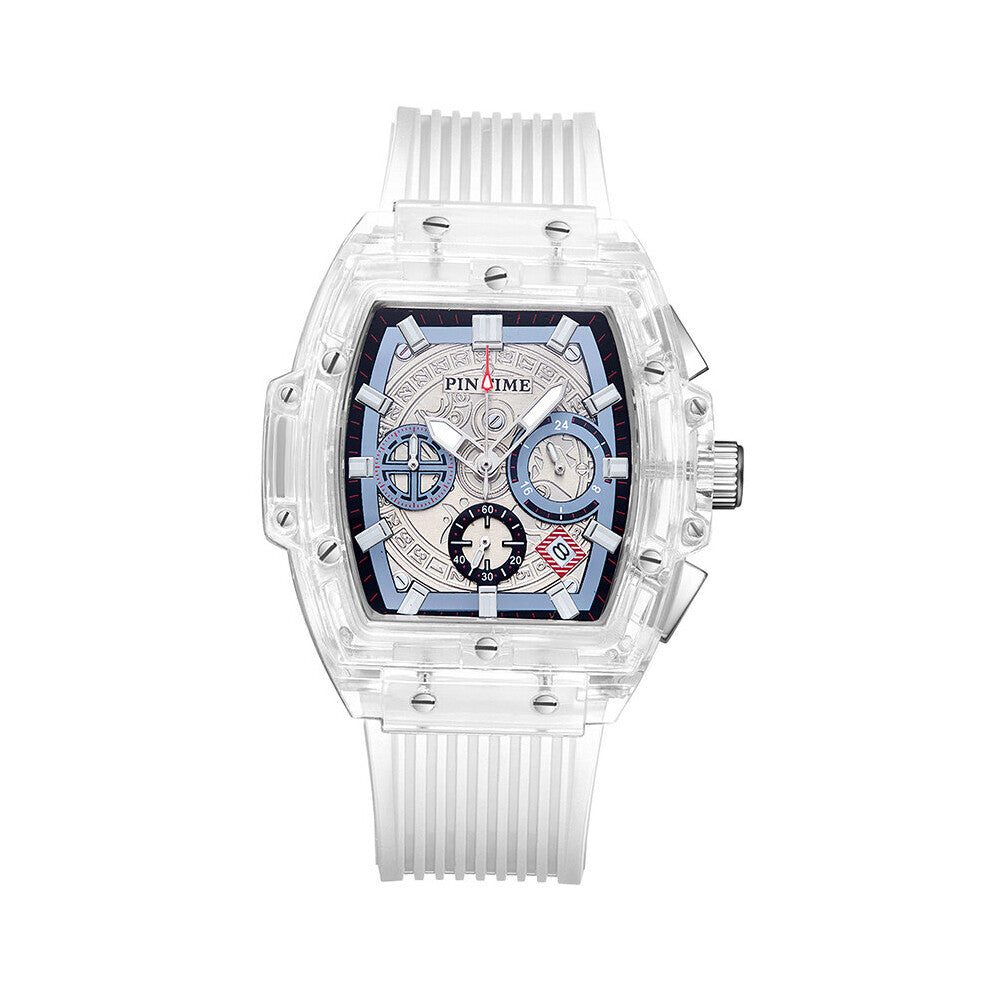 Creative Military Watch for Men Chronograph Man Quartz Sports Watches Male Tonneau Clock Reloj Hombre Relogio Masculino