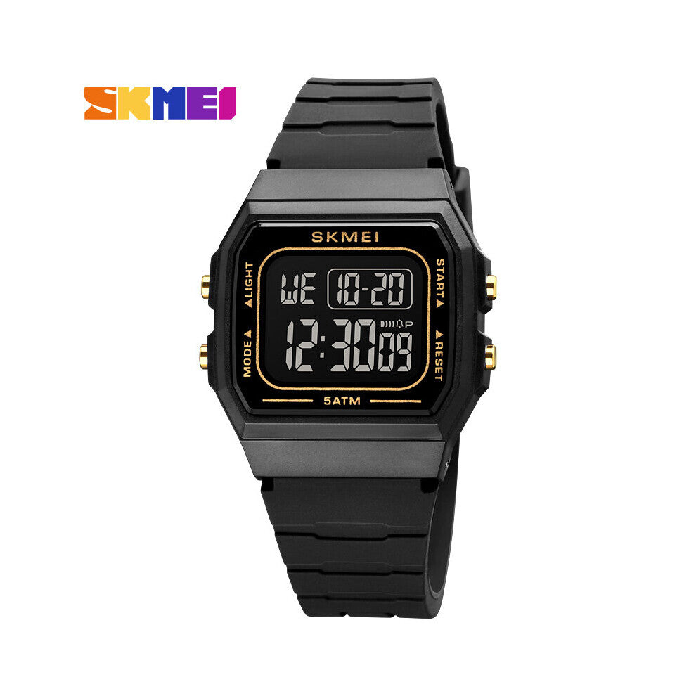 Outdoor Sport Watch Men Watches Watches Women Calendar PU Strap 5Bar Waterproof Digital Watch reloj hombre
