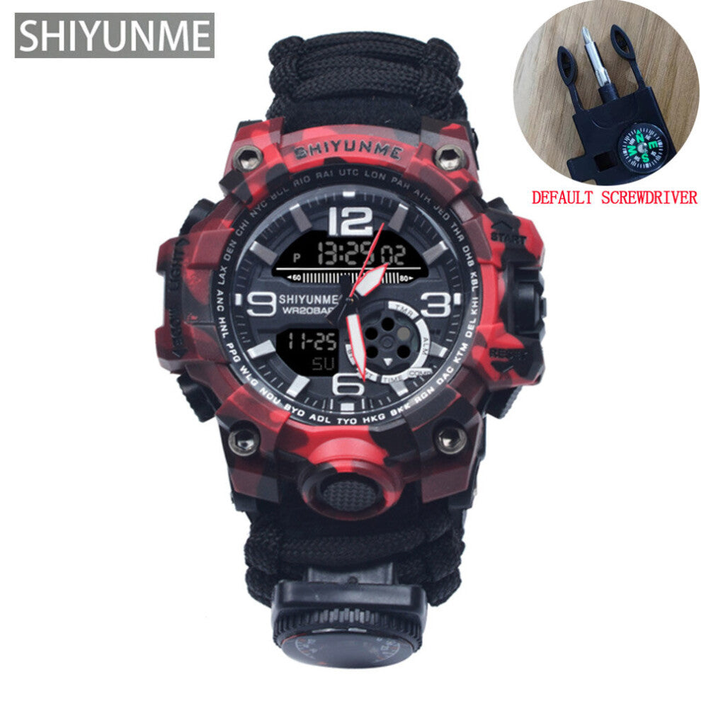 Mens G Style Military Shock Watches Men Sport Watch LED Digital Waterproof Compass Quartz Watch Male Clock relogios masculino