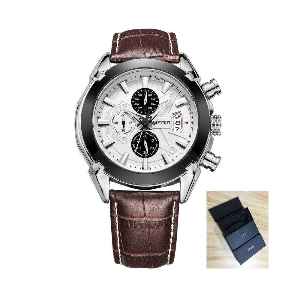 Sport Watches for Men Top Military Watch Man Clock Quartz Chronograph Wristwatch Relogio Masculino