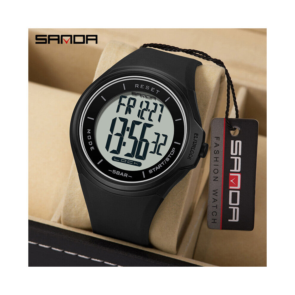 Men's Touch Screen LED Electronic Watches Outdoor 50Bar Waterproof Sports Digital Watch For Boys Multifunction Clock