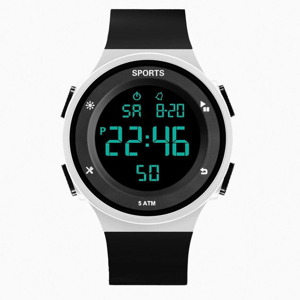 Sports Digital Watches for Men Women Kids Multifunction Military Sport Watch 5ATM Waterproof Luminous LED Electronic Watch
