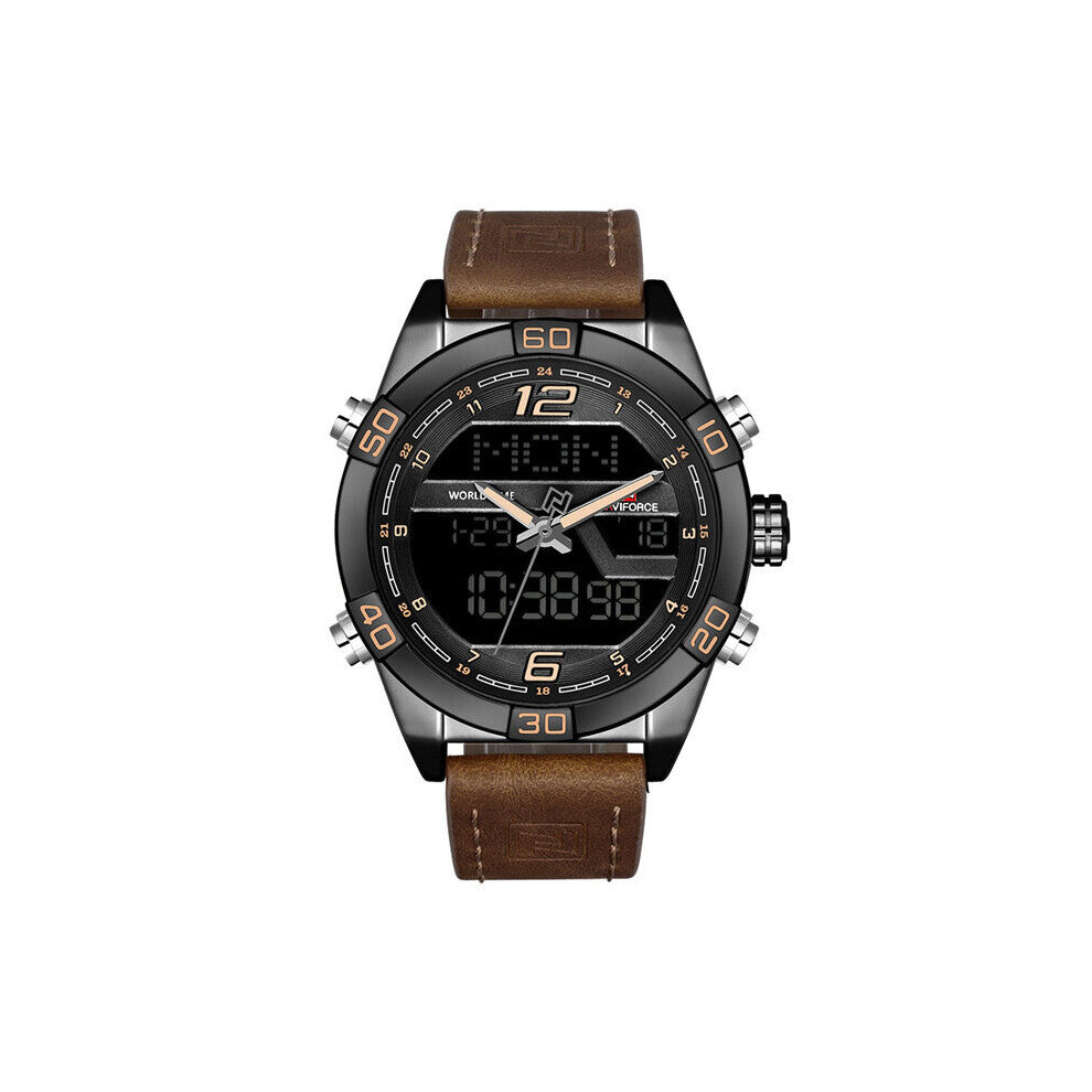 Watch Men Sports Watches Men's Waterproof Quartz Date Clock Leather Army Military Wrist Watch Relogio Masculino