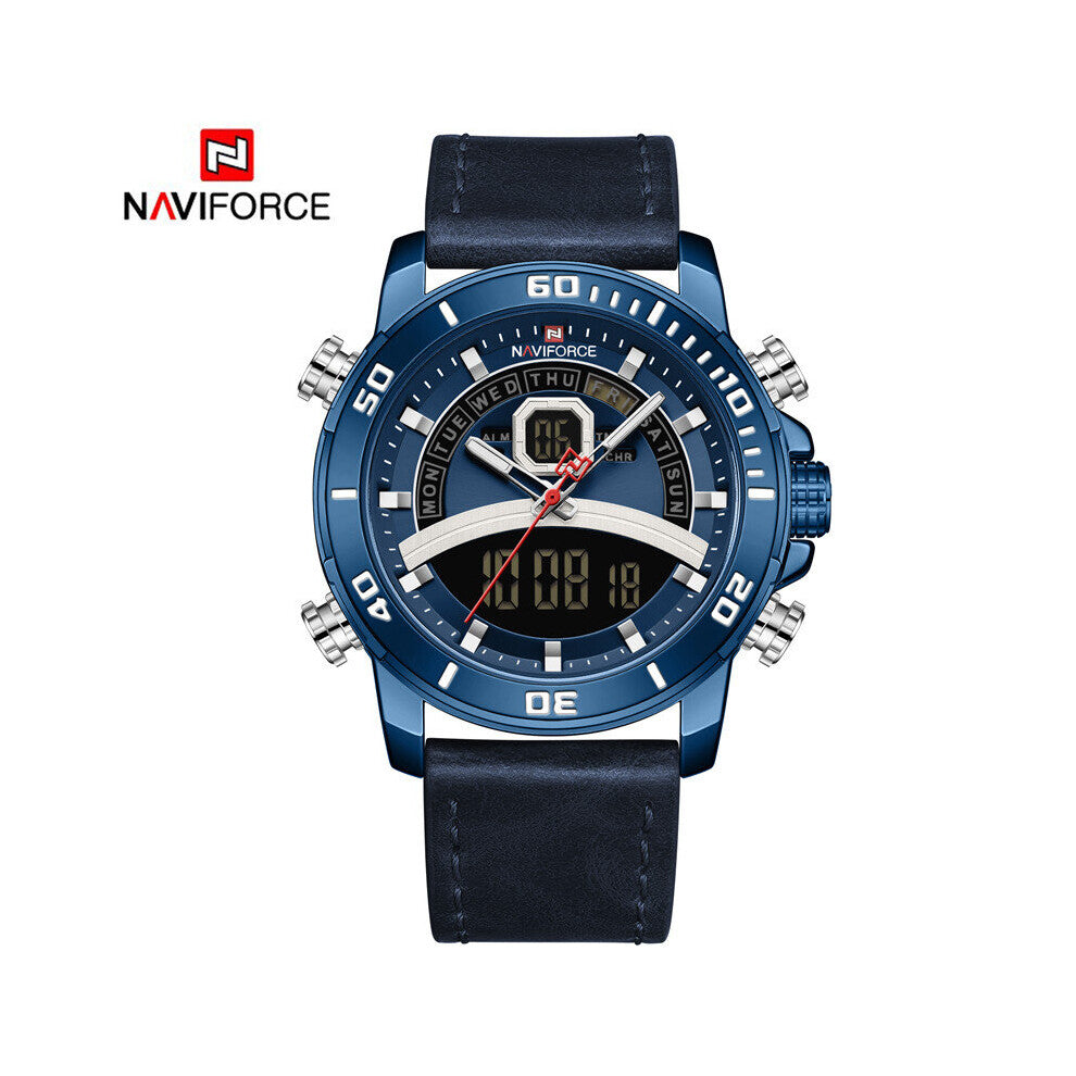 Mens Watches Leather Waterproof Quartz Watch Men Top Waterproof Chronograph Male Clock relogio masculino