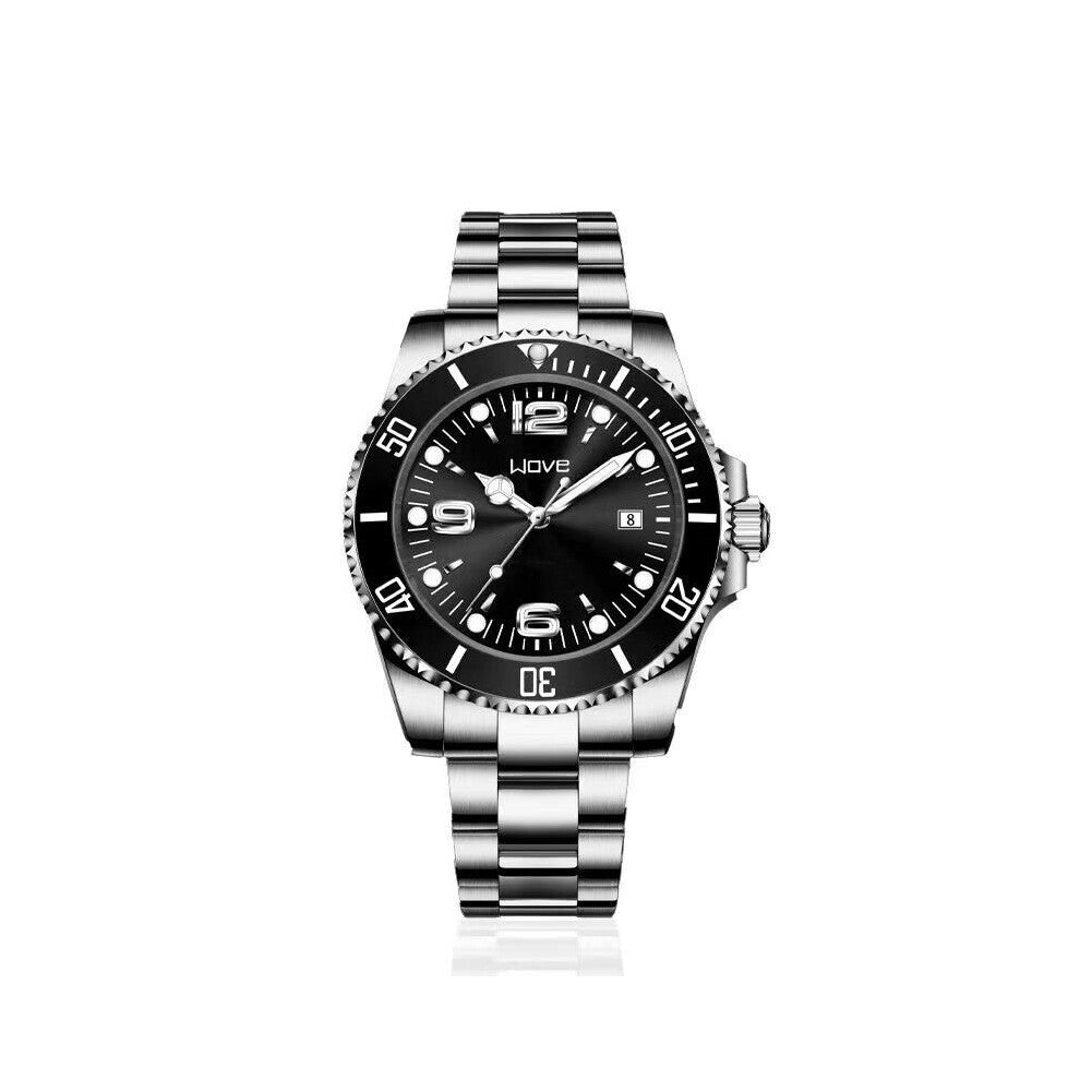 Men's Multifunctional Quartz Watches Business Chronograph Top Stainless Steel Luminous Male Sport Waterproof Wristwatch