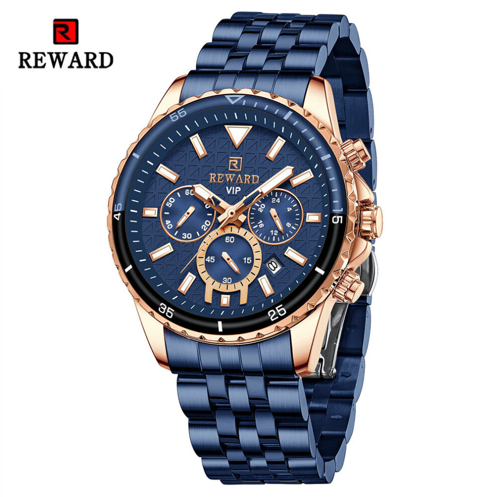 Mens Watches for Man Quartz Wristwatch Calendar Luminous Waterproof Chronograph Sport Wrist Watch