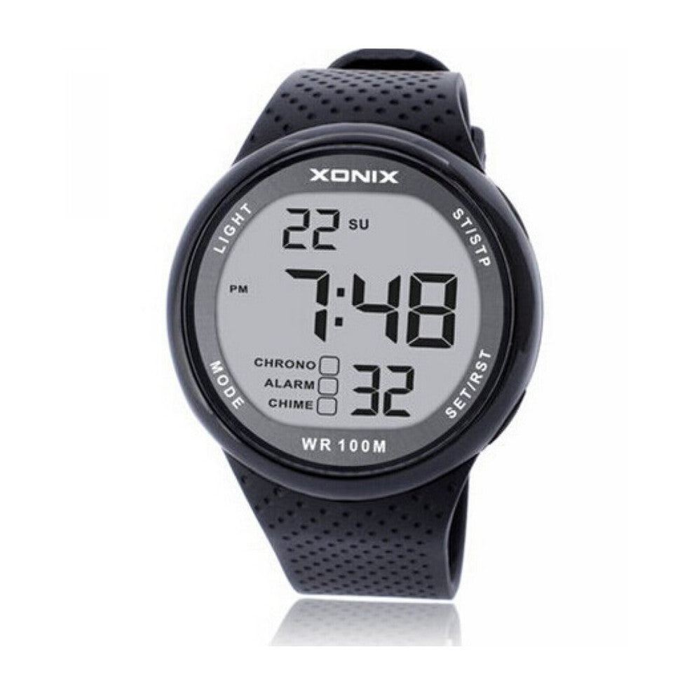 Men Wristwatches Sports Digital Waterproof 100m Swimming Watch Led Light Function Diving Watch Outdoor Wristwatch