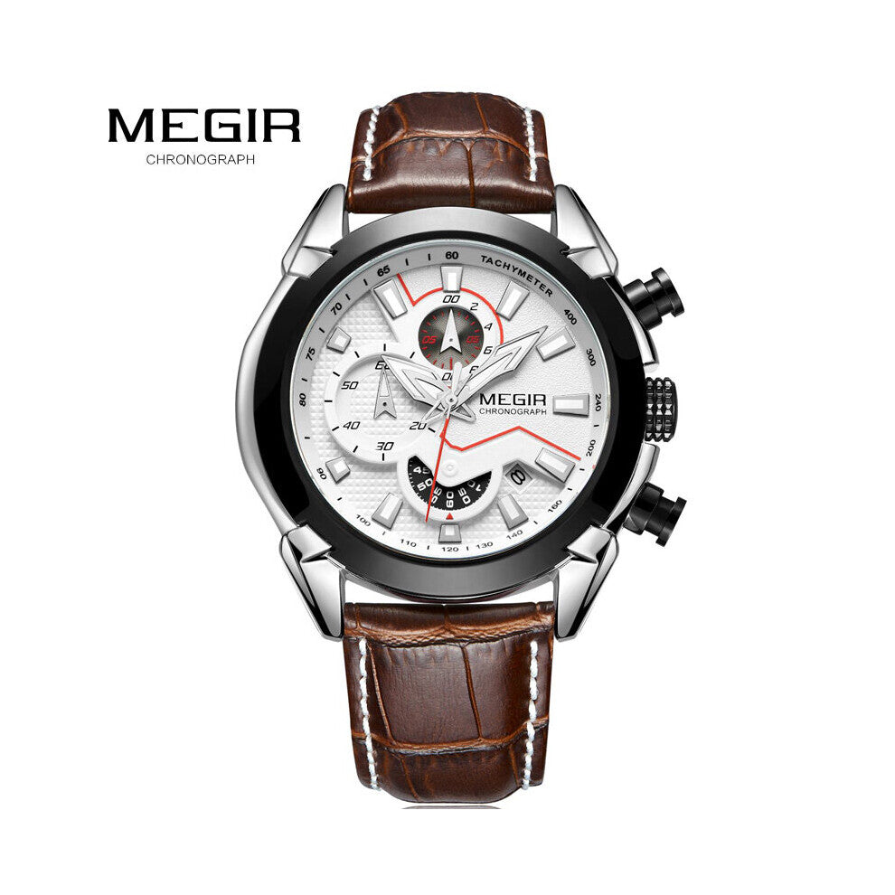 Mens Sports Watches Top Chronograph Quartz Watch Military Army Male Wrist Watch Clock Relogio Masculino 2065