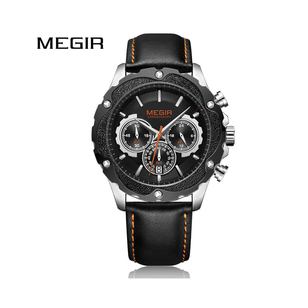 Watch Men Chronograph Quartz Watch Creative Waterproof Date Casual Men Watches Relogio Masculino 2070