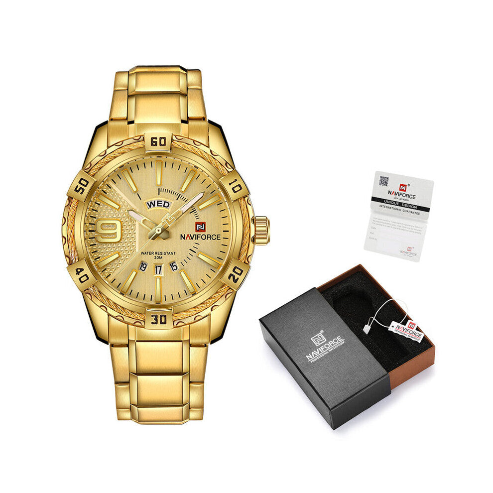 Top Men Watches Waterproof Quartz Wristwatches Male Clock With Box Set For Relogio Masculino