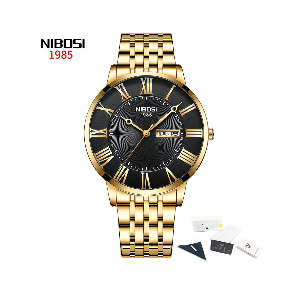 Relogio Masculino Mens Watches Top Quartz Watch Men Casual Stainless Steel Waterproof Sport Watch