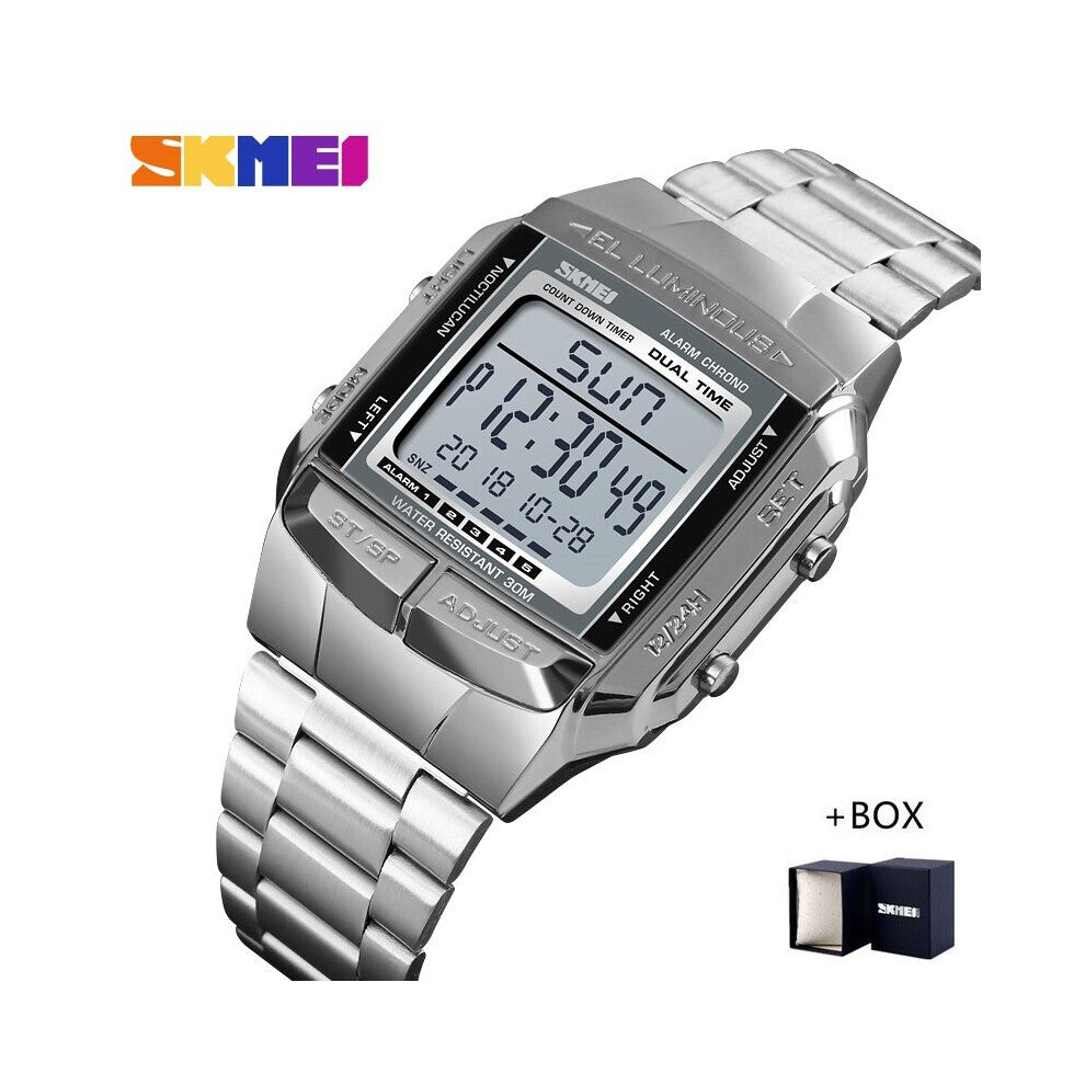 Men Watch Digital Sports Watches LED Electronic Watches Men Top Waterproof Wrist Watch Male Clock